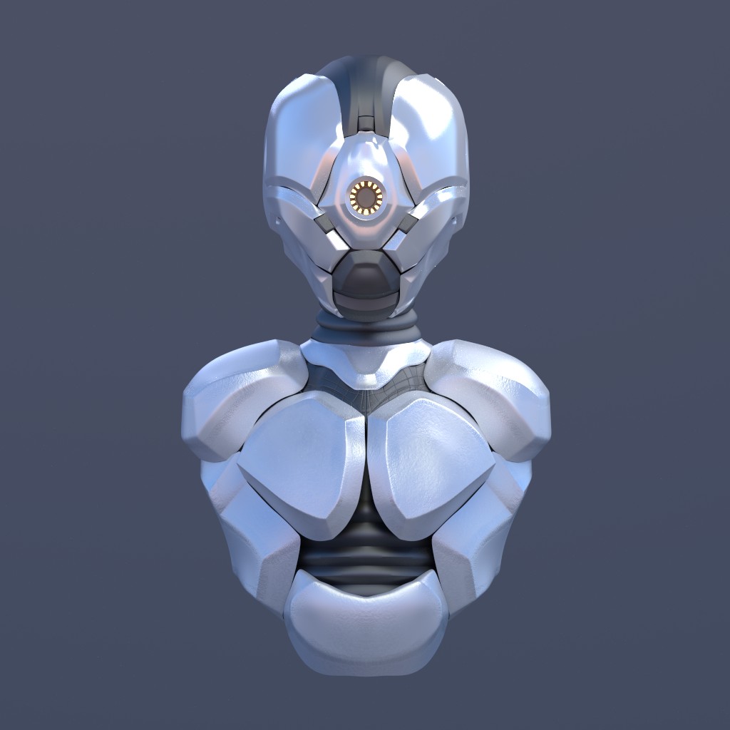 Robot with textures preview image 1